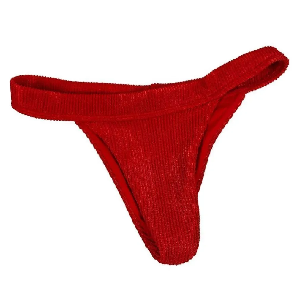 Frankie's Bikini's Red XS Wilderness Top and Small Bottom